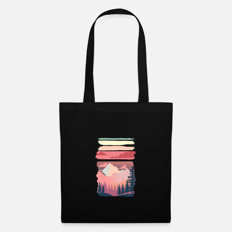 Sunset Layers - Wild Vacation - Gone Voyage - Stoffbeutel - Schwarz