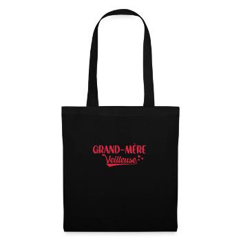 Grand-Mère Veilleuse Idée Cadeau Pour Grand-Mère - Sac en tissu - noir - Devant