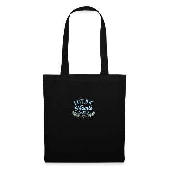 Future Mamie 2023 Idée Cadeau Annonce Grossesse - Sac en tissu - noir - Devant
