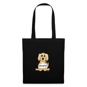 Labrador Golden Retriever puppy is hungry sweet - Tote Bag - black - Front