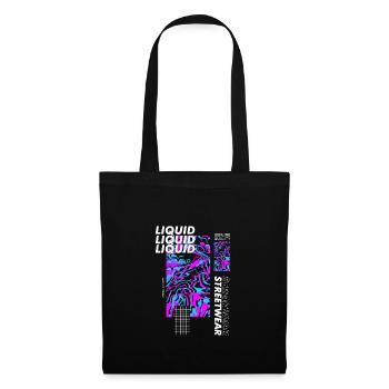 Liquid Urban Streetwear - Stoffbeutel - Schwarz - Vorne