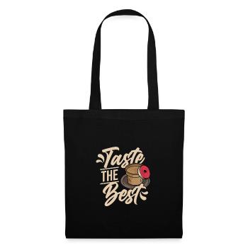 Taste best Coffee - Stoffbeutel - Schwarz - Vorne