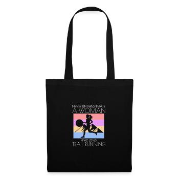 Trail Runner Running Jogging Jogger I Gift - Sac en tissu - noir - Devant