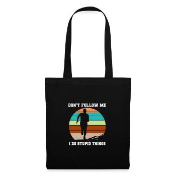 Trail Runner Running Jogging Jogger I Gift - Tote Bag - black - Front