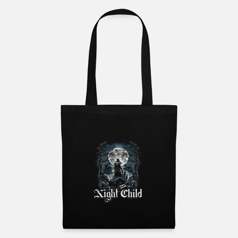 Gothic Subculture, Night Child, Emo Dracula Goth - Stoffbeutel - Schwarz