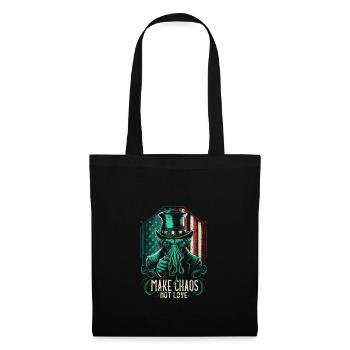 Cthulhu Make Chaos Not Love, Cosmic Horror - Stoffbeutel - Schwarz - Vorne