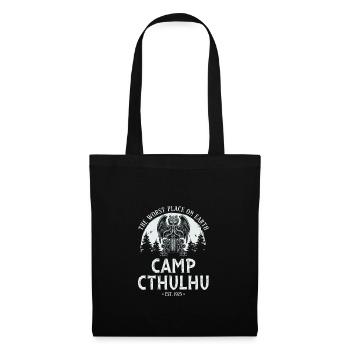 Camp Cthulhu, drôle d’horreur cosmique Cthulhu - Sac en tissu - noir - Devant