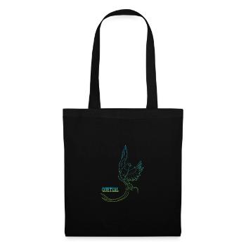 Guatemala Guatemalan Flagge DNA I Geschenk - Stoffbeutel - Schwarz - Vorne