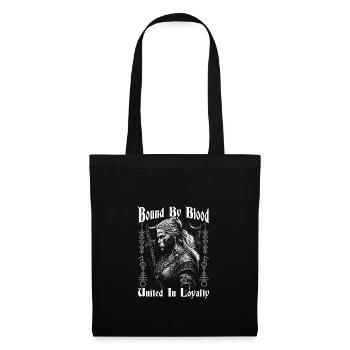 Wikinger Frauen, Bound By Blood, Viking Damen - Stoffbeutel - Schwarz - Vorne