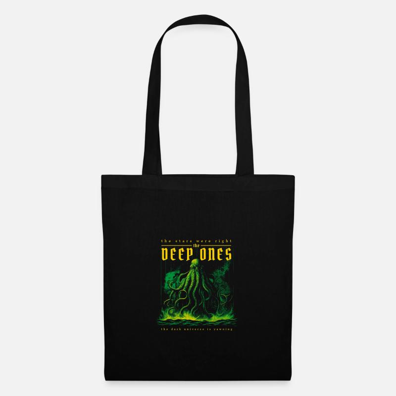 Monster with tentacles - Tote Bag - black