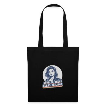 Women's Rights Female Empowerment Break Glass - Tote Bag - black - Front