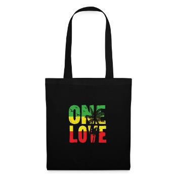 Un amour jamaïcain t-shirt - Sac en tissu - noir - Devant