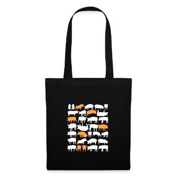 Farm Farm Gift · Pigs - Tote Bag - black - Front