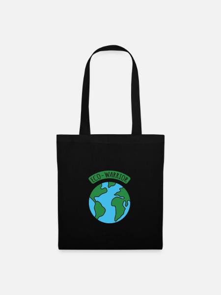 Eco Warrior - Stoffbeutel - Schwarz