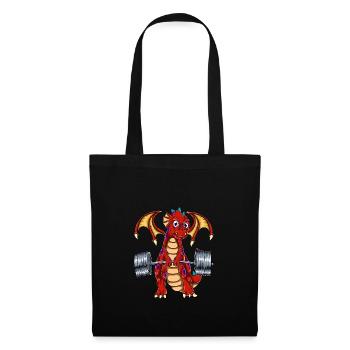 Dragon deadlift - Tote Bag - black - Front