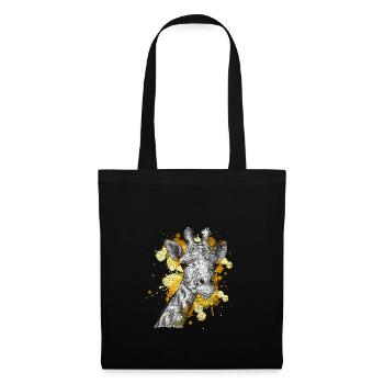 Giraffe Animal - Tote Bag - black - Front