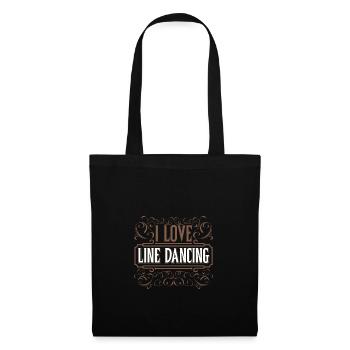 Linedance Cowboy Western - Tote Bag - black - Front