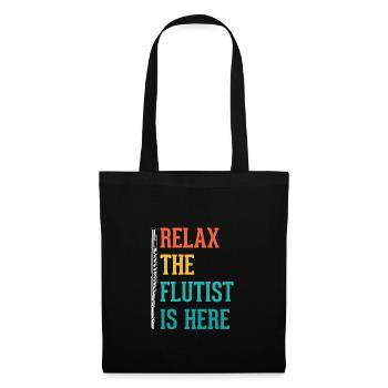 flute - Tote Bag - black - Front