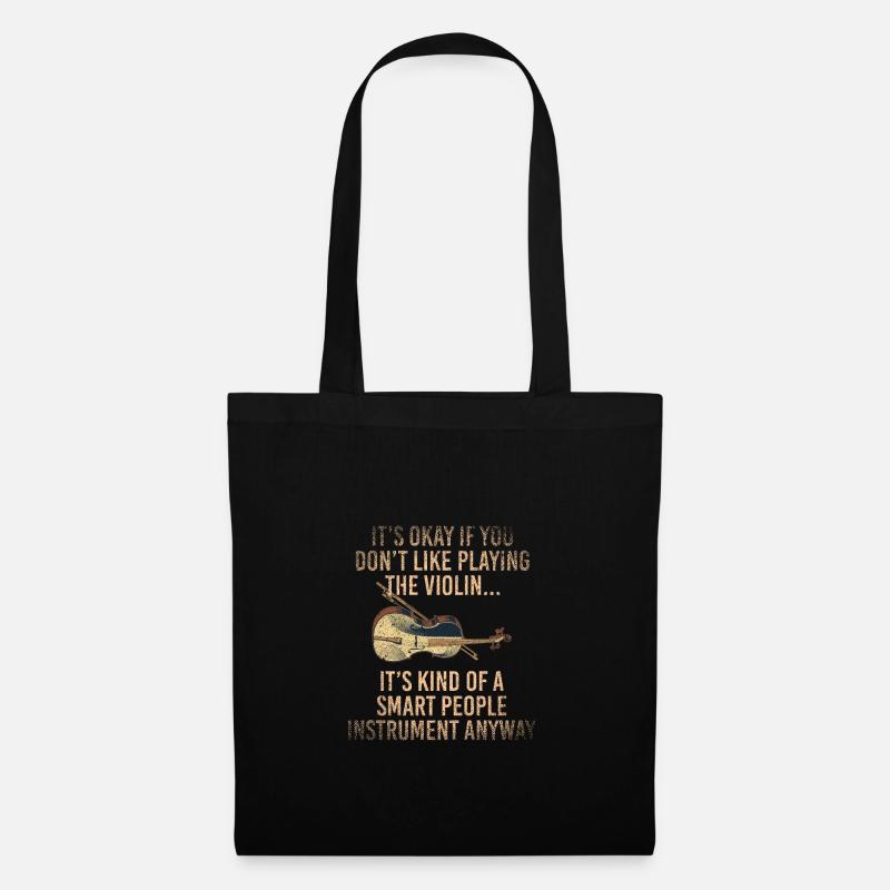Violin violin - Tote Bag - black