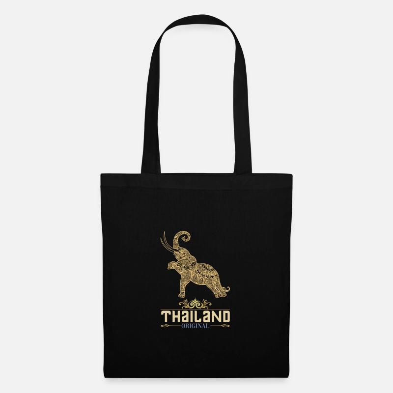 Thailand Sommer - Stoffbeutel - Schwarz