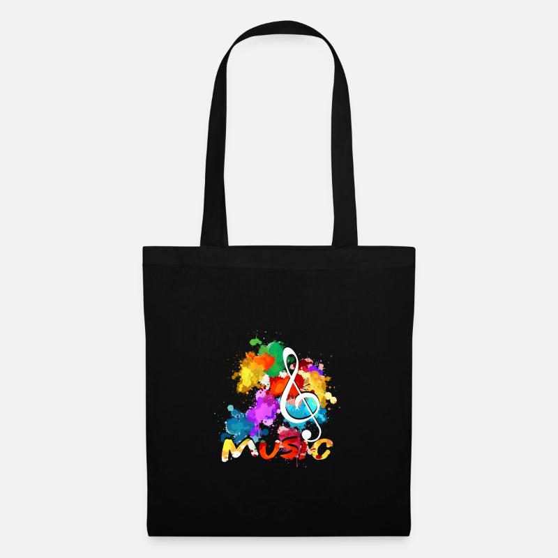 Clef musician composer - Tote Bag - black