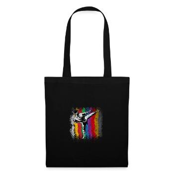karaté - Sac en tissu - noir - Devant
