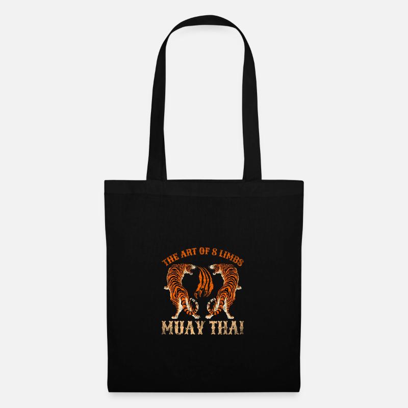 Muay Thai - Stoffbeutel - Schwarz