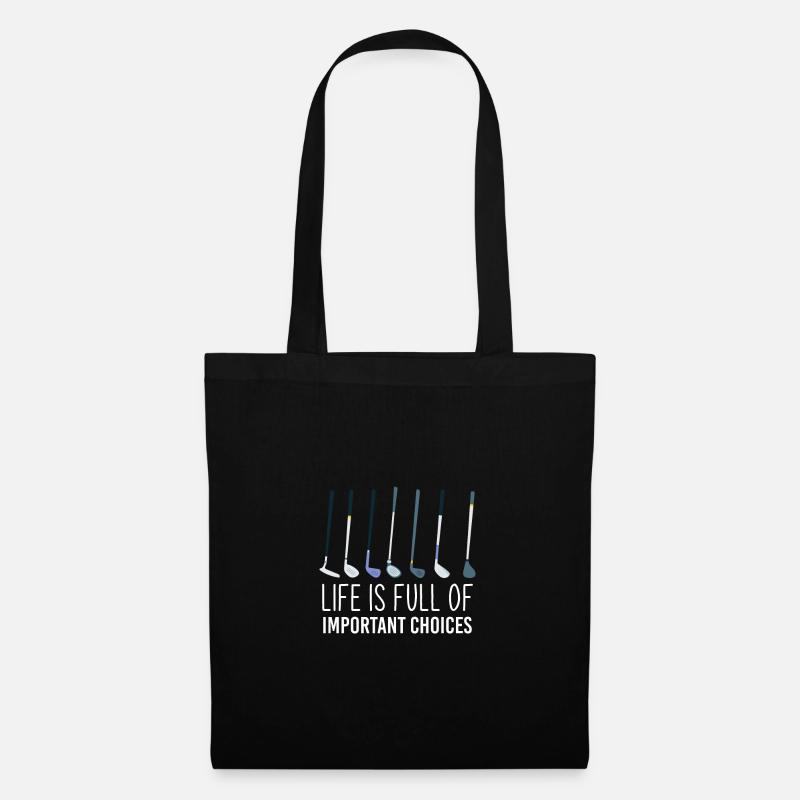 Golf golf - Tote Bag - black