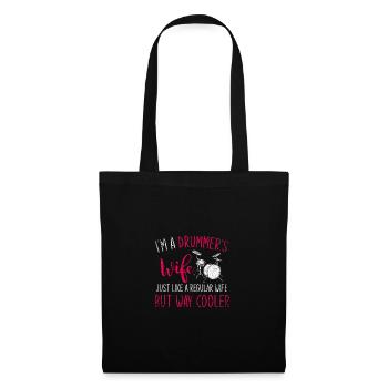 Drums woman - Tote Bag - black - Front
