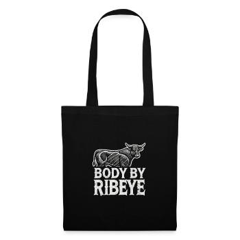 Körper von Ribeye - Stoffbeutel - Schwarz - Vorne