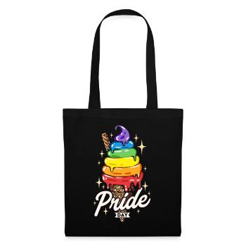 Rainbow Ice Cream Pride - Tote Bag - black - Front