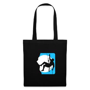 Climbing, mountaineering, rock climbing, north face - Tote Bag - black - Front