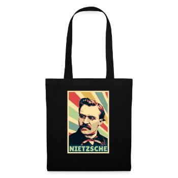 Friedrich Nietzsche Vintage Colors - Tote Bag - black - Front
