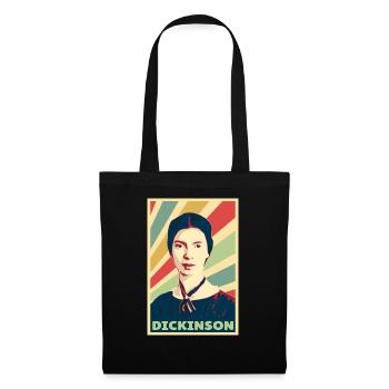 Emily Dickinson Colors Vintage - Sac en tissu - noir - Devant