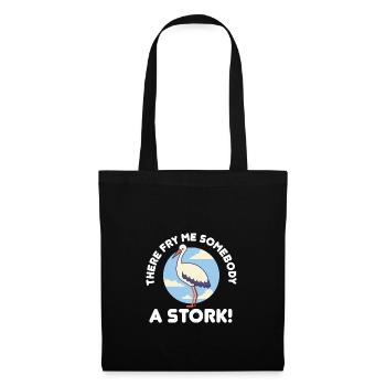 Faites-moi frire une cigogne! - Denglish dit Denglish - Sac en tissu - noir - Devant