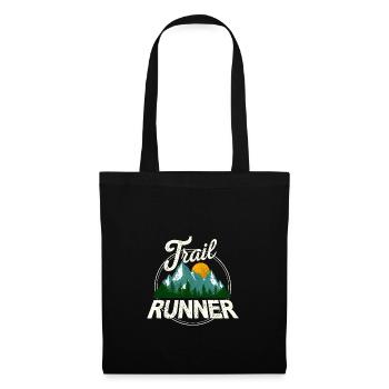 Trail Runner Running Jogging Jogger I Gift - Tote Bag - black - Front