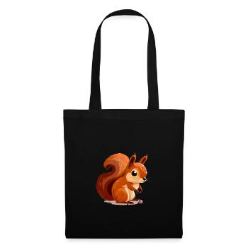 Squirrel - Tote Bag - black - Front
