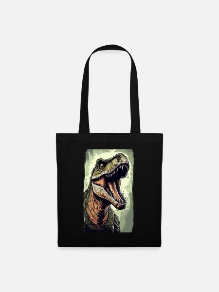 T-Rex - Tote Bag - black