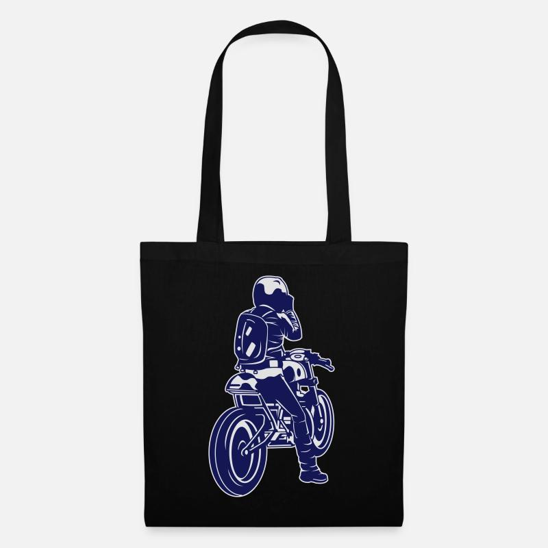 Motorrad - Stoffbeutel - Schwarz