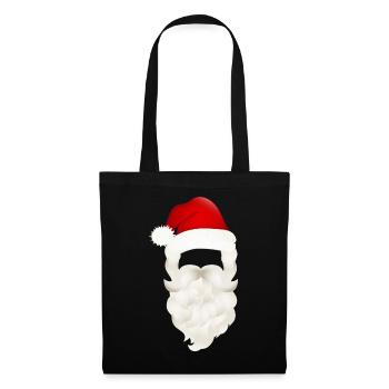 Santa Claus Santa Claus Beard and Hat - Tote Bag - black - Front