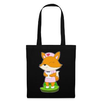 Infirmière Fox - Sac en tissu - noir - Devant