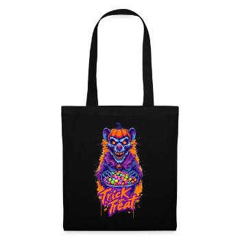 Halloween Gift Trick or Treat Zombie Rat - Tote Bag - black - Front