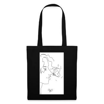 Kiss Butterfly - Tote Bag - black - Front