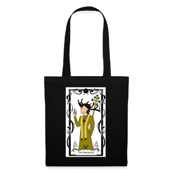 Le hiérophante  - Sac en tissu - noir - Devant