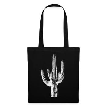 Desert Cactus Line Art - Tote Bag - black - Front