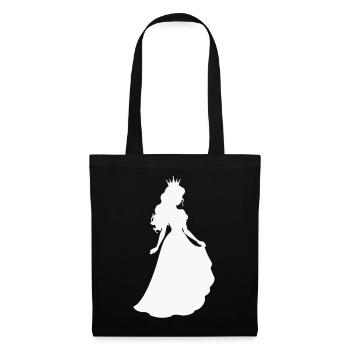 Royal Princess Silhouette - Tote Bag - black - Front