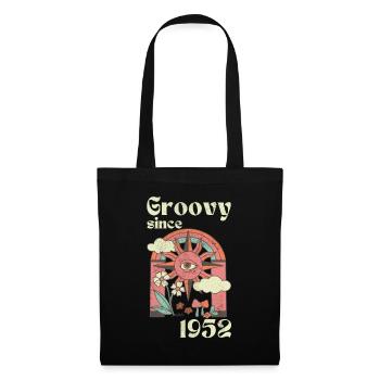 Groovy since 1952 with retro graphics - Tote Bag - black - Front