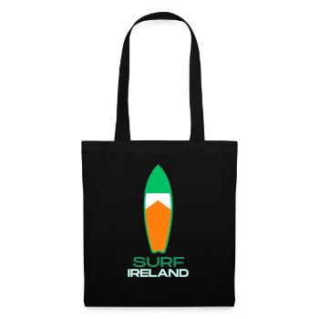 Surf Ireland - Irish Surfboard - Tote Bag - black - Front