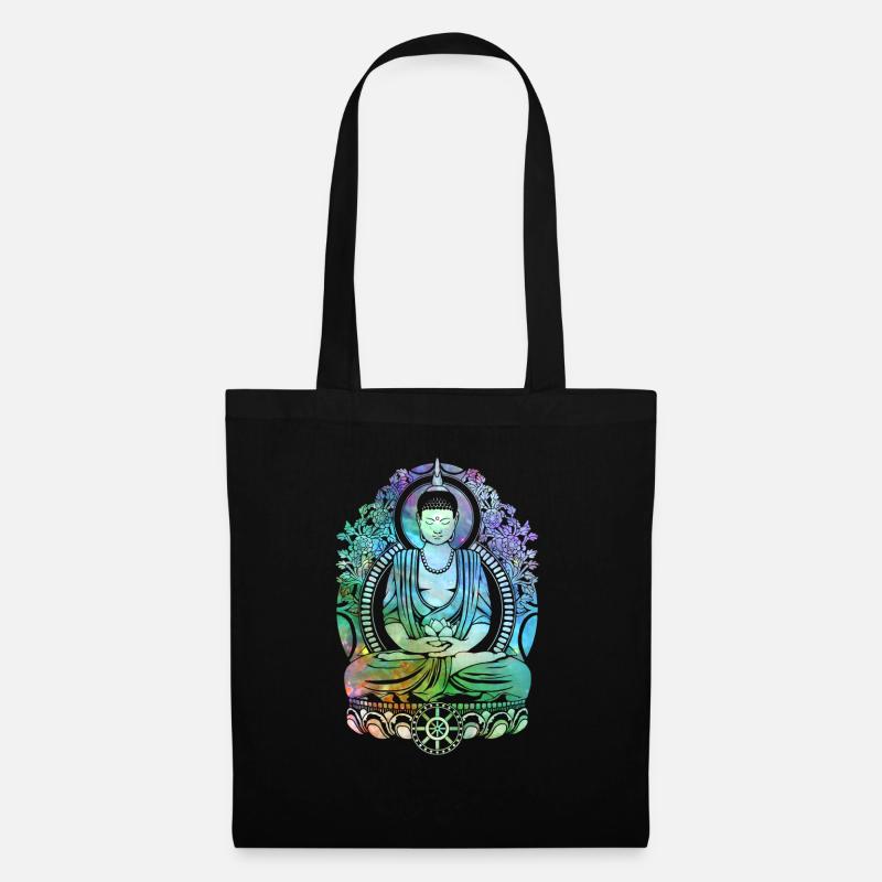 Cosmic Buddha - Cool - Tote Bag - black