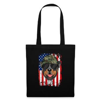 ROTTWEILER - Sac en tissu - noir - Devant